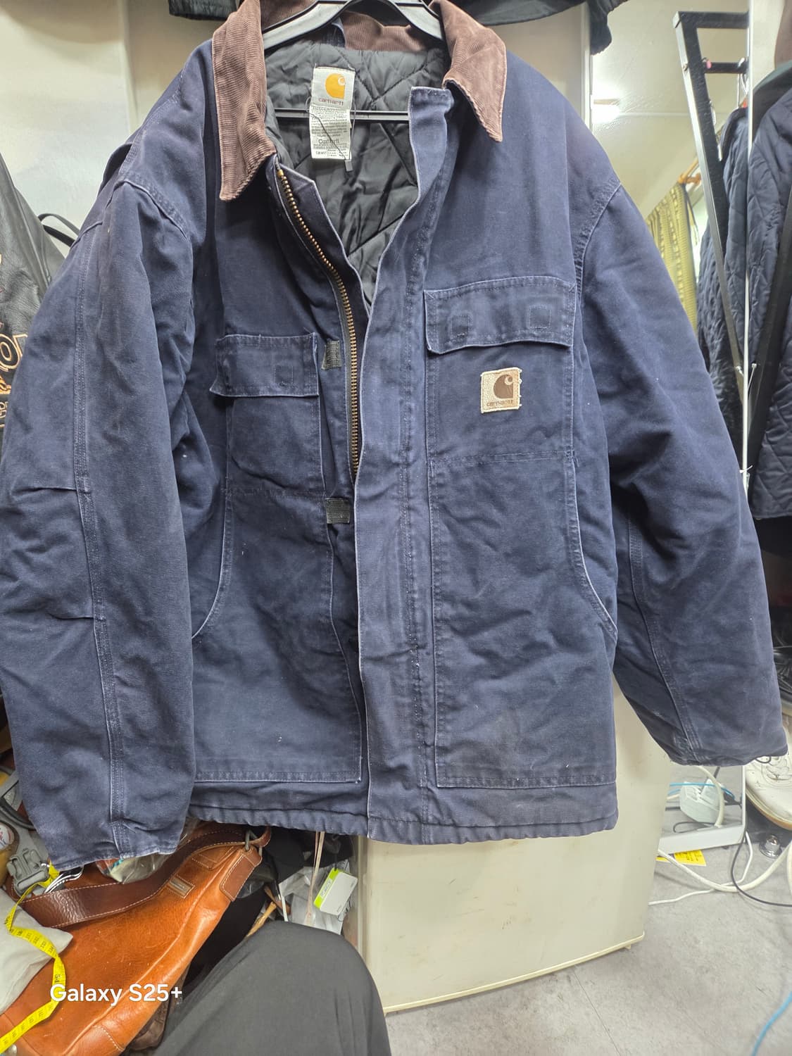 칼하트  워크  네이비   자켓 상품이미지1