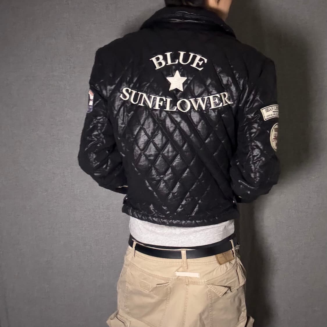 blue sunflower 퀄팅 라이더 자켓 상품이미지6