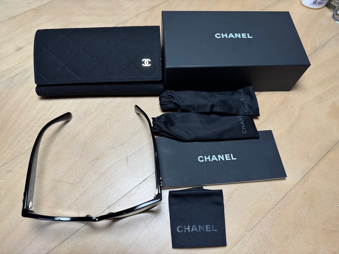 샤넬 하트 캣아이 안경 새상품 상품이미지9