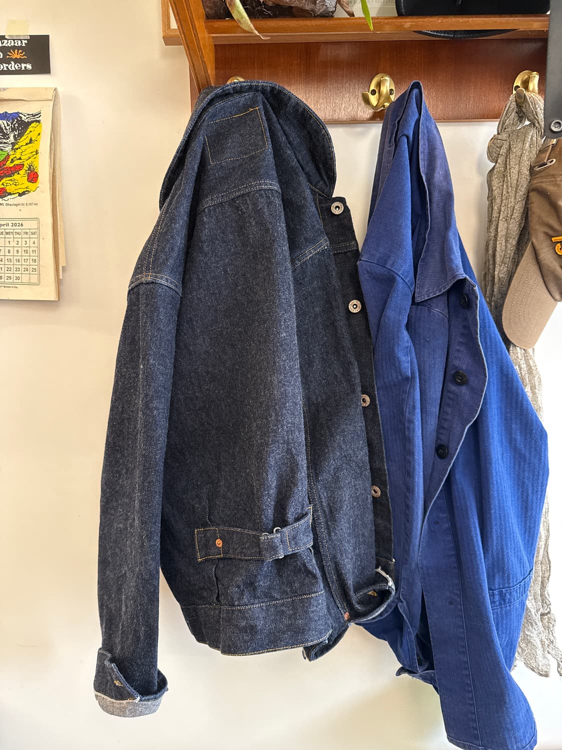 레이버유니온 데님자켓 셀비지자켓 트러커자켓 청자켓 엣라코 상품이미지4