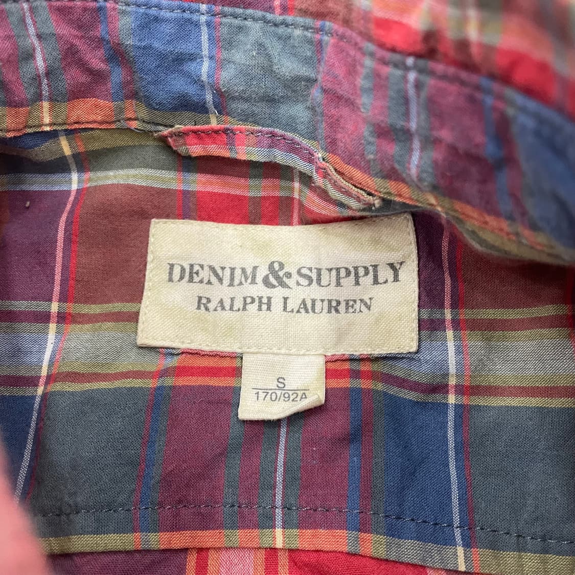 폴로 데님앤서플라이 체크 셔츠 상품이미지3