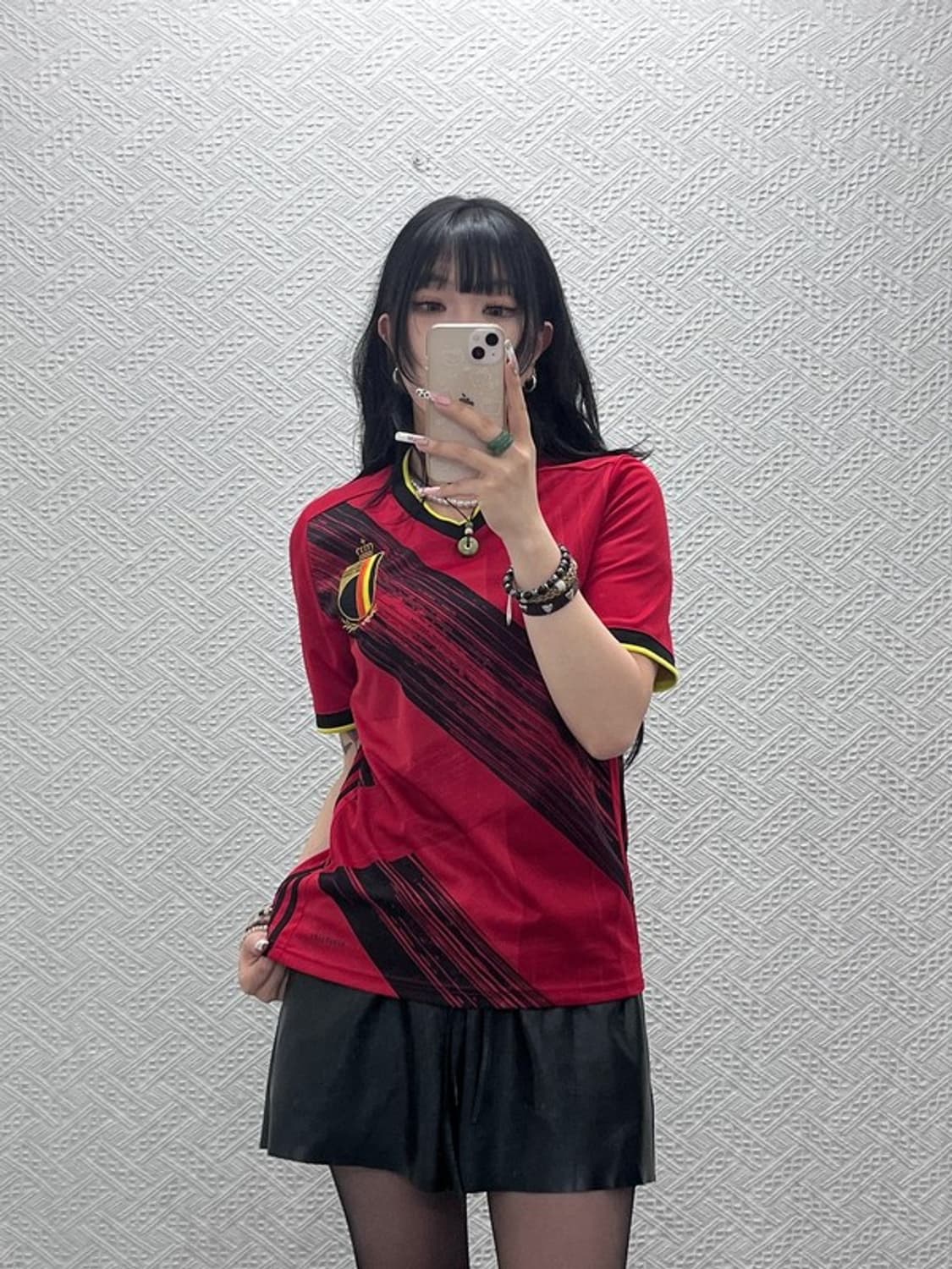 아디다스 올드스쿨 벨기에 축구 유니폼 져지 반팔티 M C11457 상품이미지1