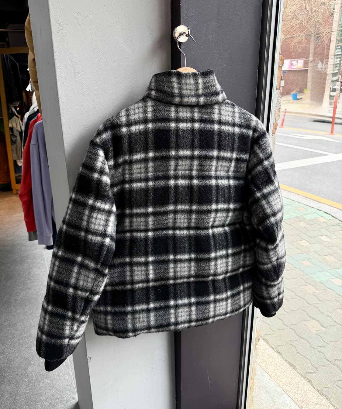 L/ A.P.C 아페쎄 23FW 플란넬 구스다운 패딩 점퍼 상품이미지7