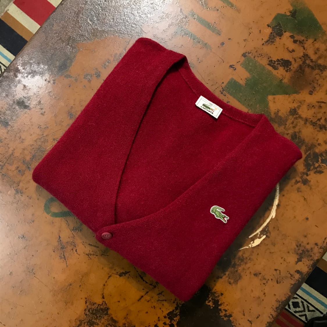 라코스테 레드 울 가디건 여성 55  상품이미지1