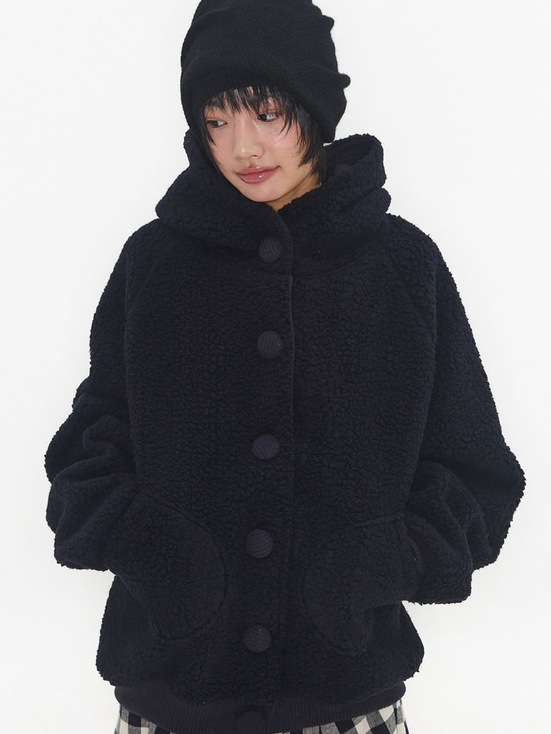 SHERPA CLOUD JACKET NAVY 상품이미지1