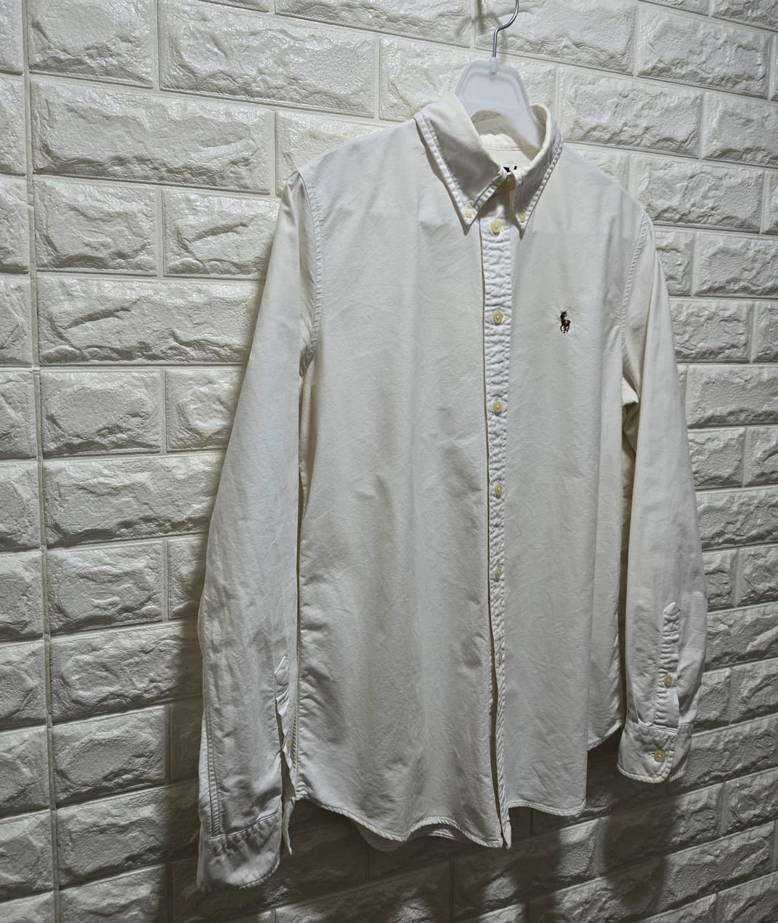 랄프로렌 멀티포니 커스텀핏 코튼 셔츠 M 상품이미지2