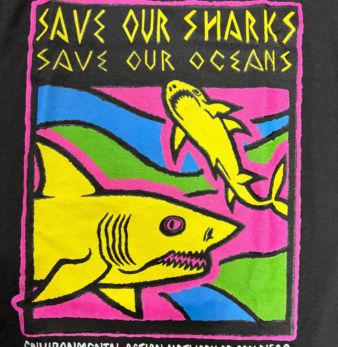 90s Save our Sharks shirt 상품이미지3