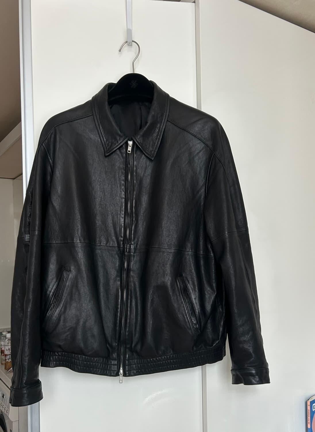 [M] 유스 워시드 레더 블루종 Washed Leather Blouson 상품이미지2