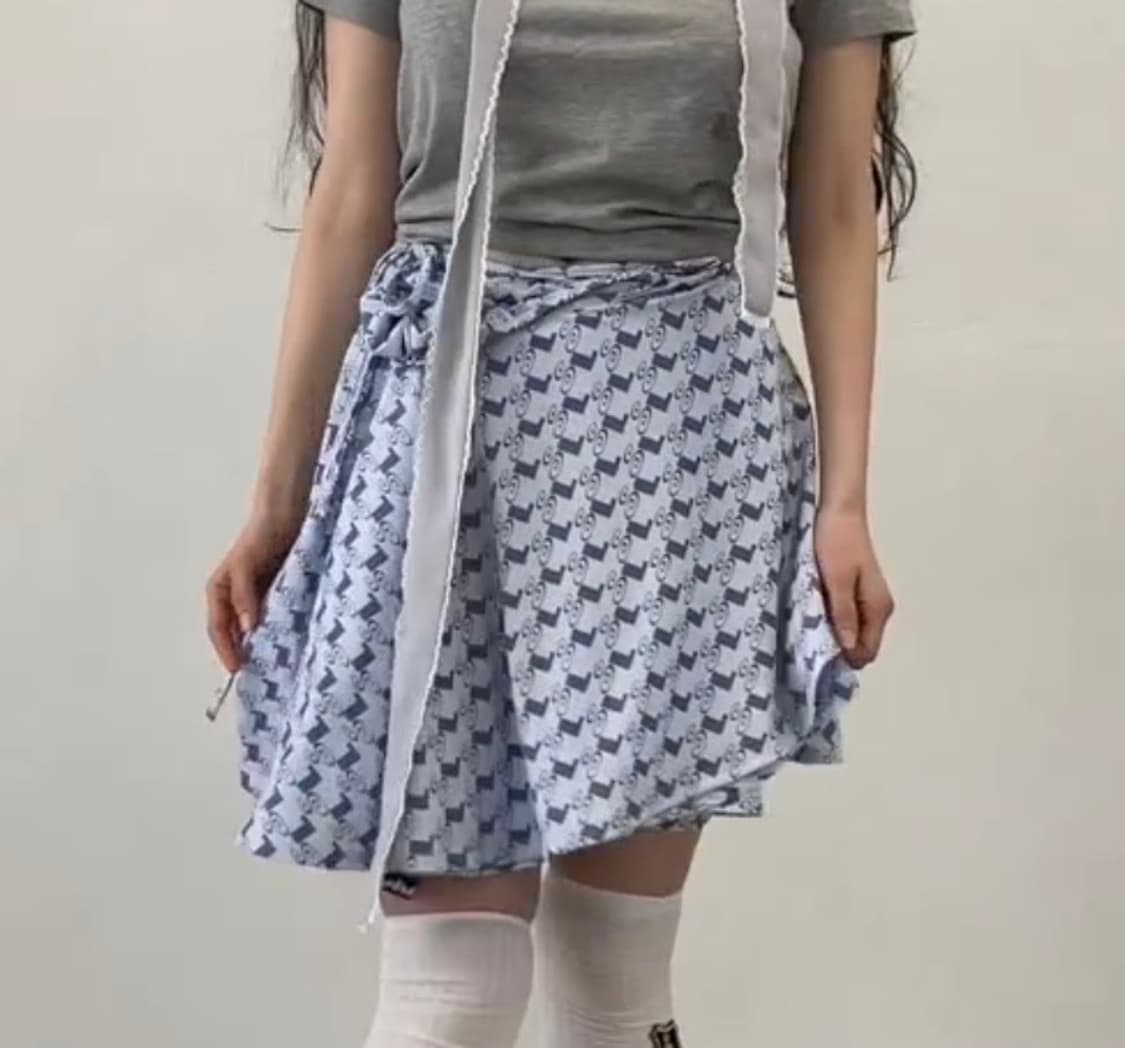 샬롬클럽 랩스커트 상품이미지1