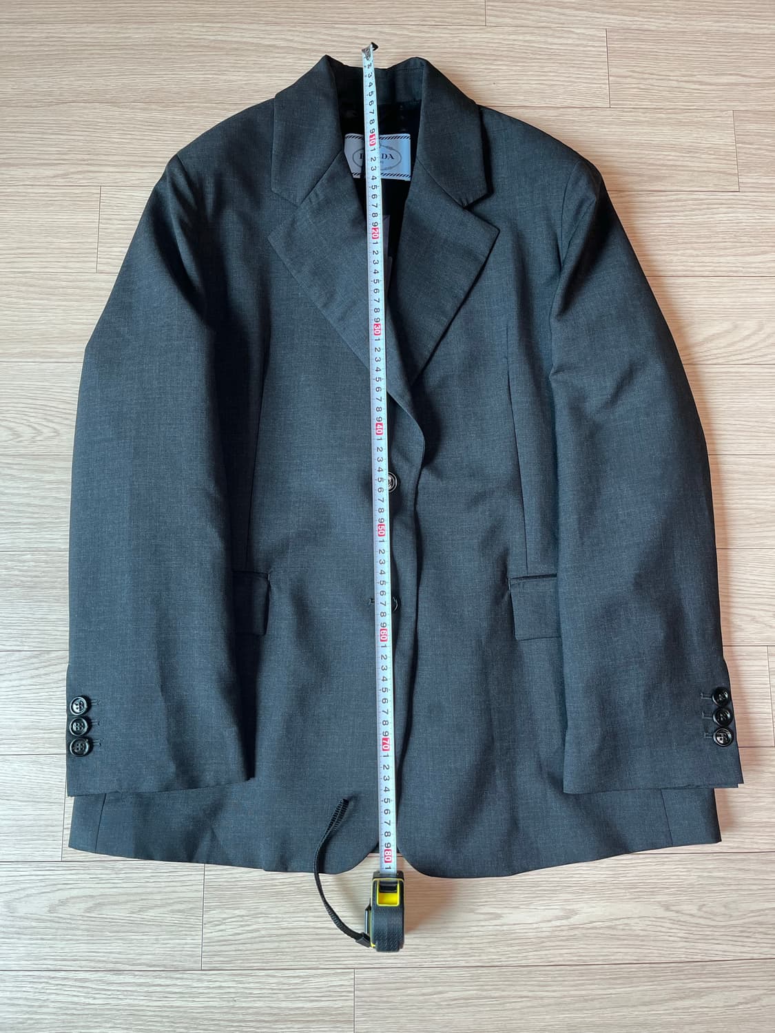 프라다 울 수프림 자켓 안트라사이트 42 상품이미지4