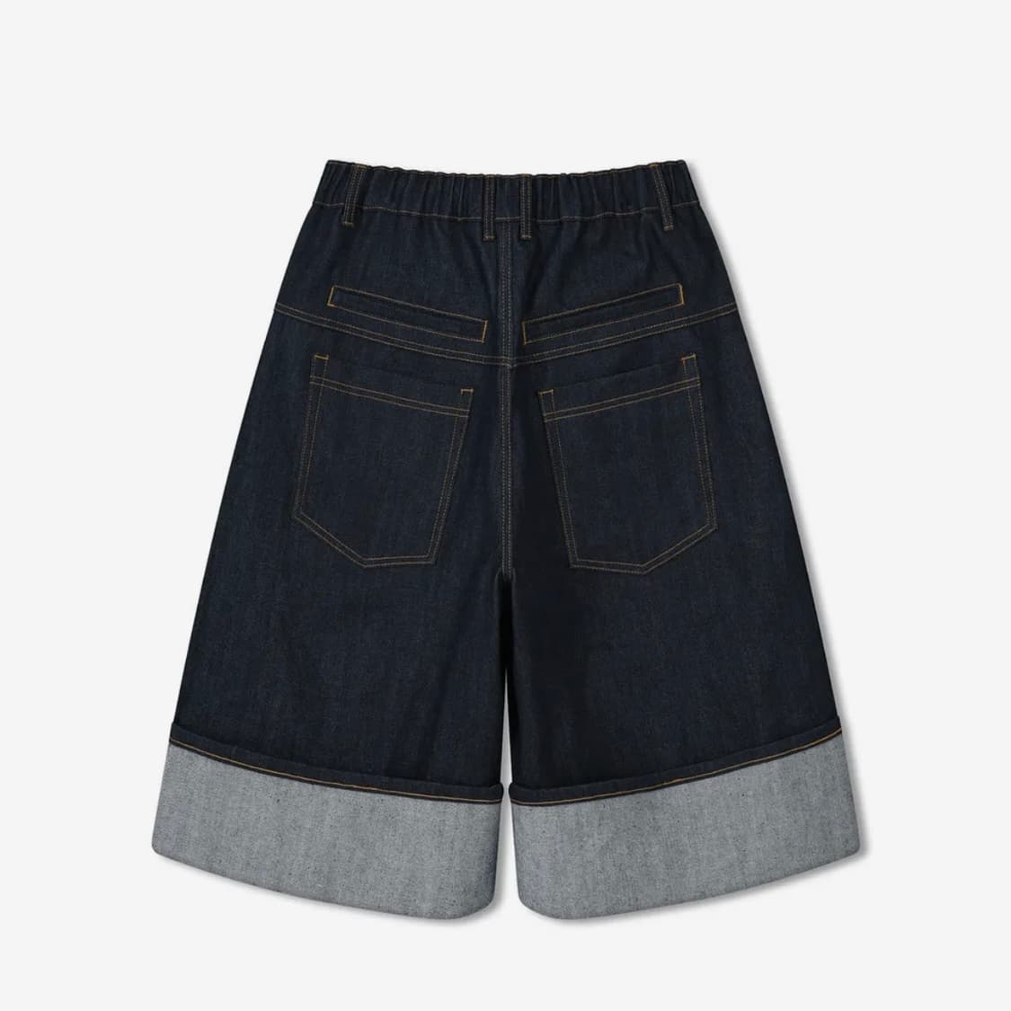 앵글런 turn up selvedge denim half pants  상품이미지2