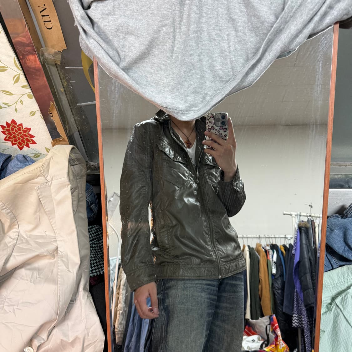 Male&co 빈티지 나일론 재킷  상품이미지2