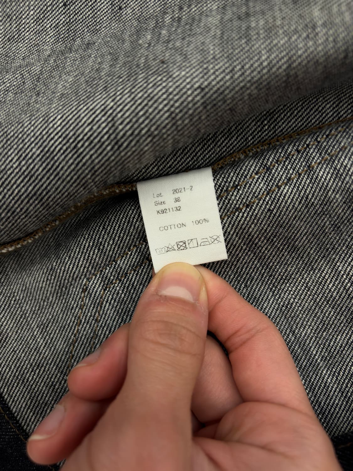 [새상품] 풀카운트 데님 하피 상품이미지5