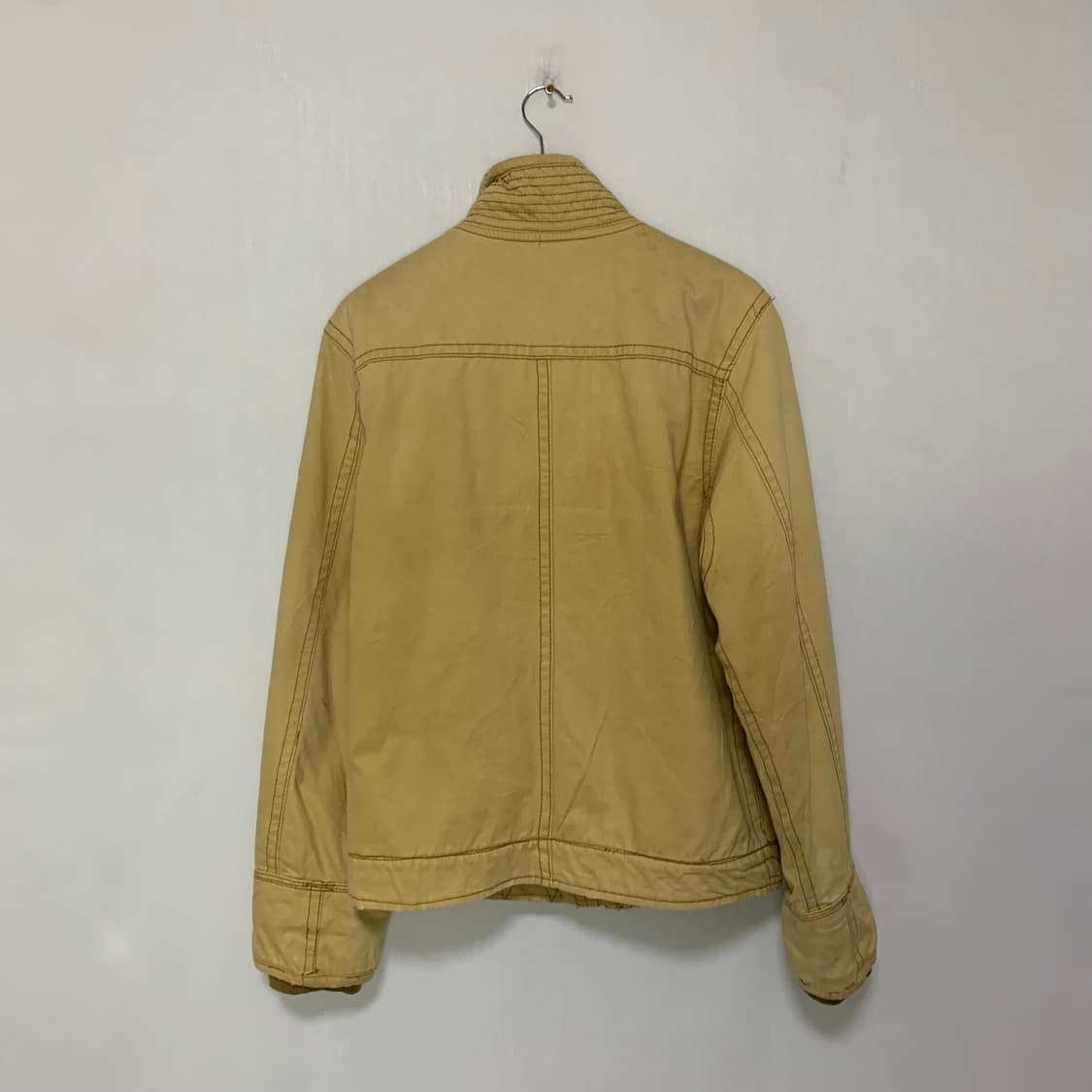 아베크롬비 베이지 y2k 퍼 안감 야상 자켓 봄버 상품이미지5