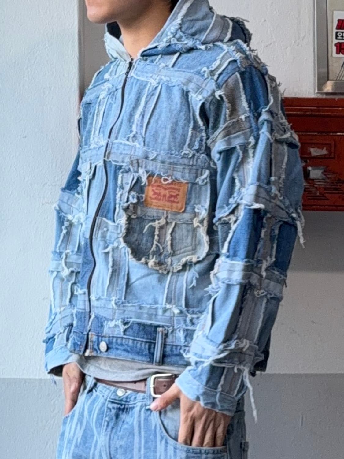 리바이스 커스텀 데님 후드 자켓 상품이미지2