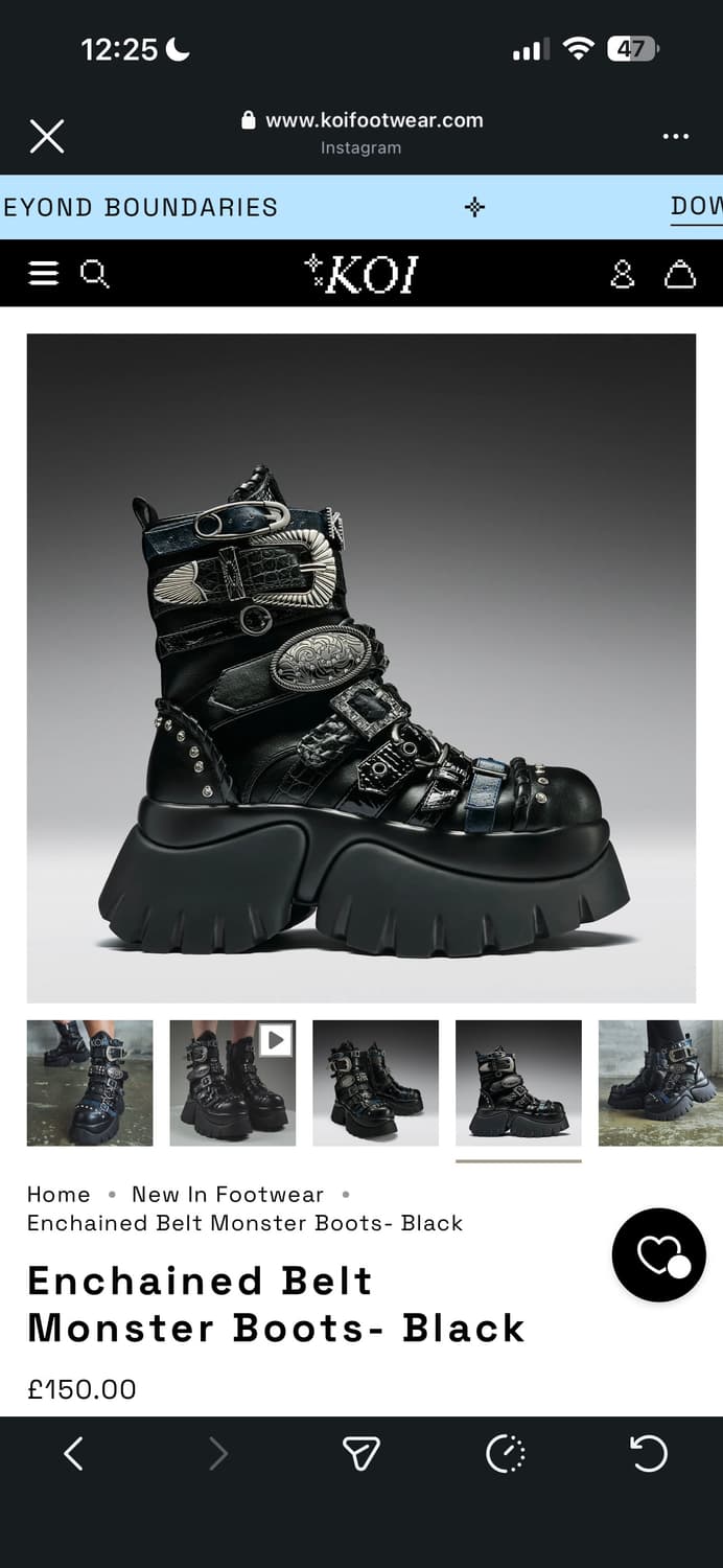 koifootwear belt boots 상품이미지3