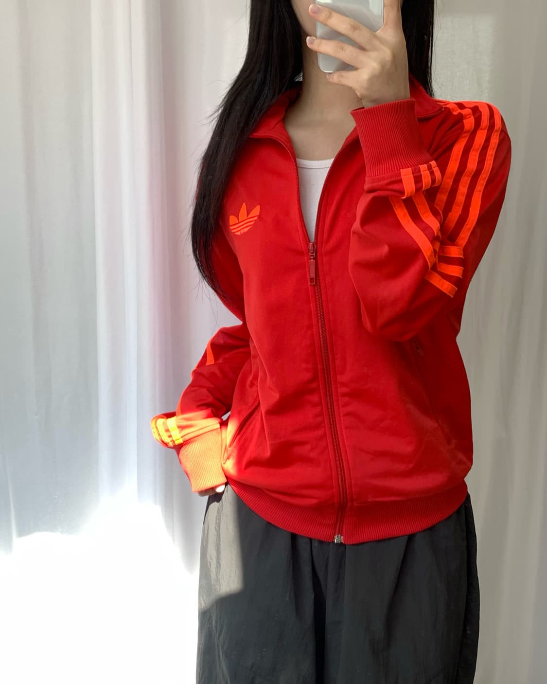 Adidas 아디다스 레드오렌지 파이어버드 트랙탑    상품이미지3
