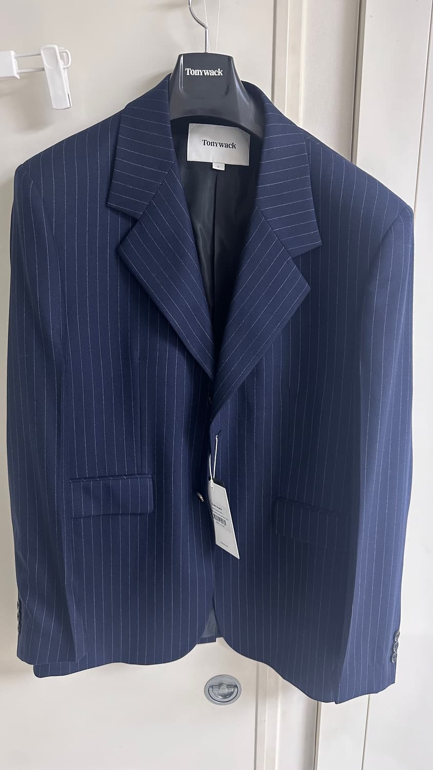 토니웩 25ss STRIPED WOOL OVERSIZED TAILORED 상품이미지3