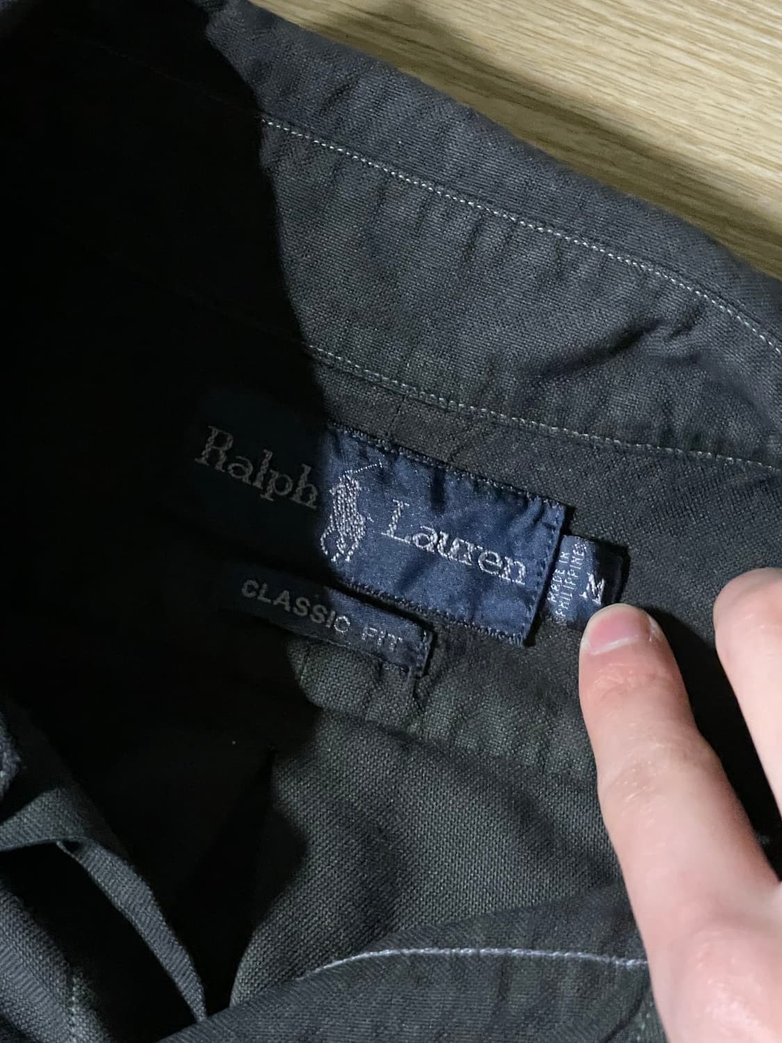 폴로 랄프로렌 셔츠 블랙 상품이미지2