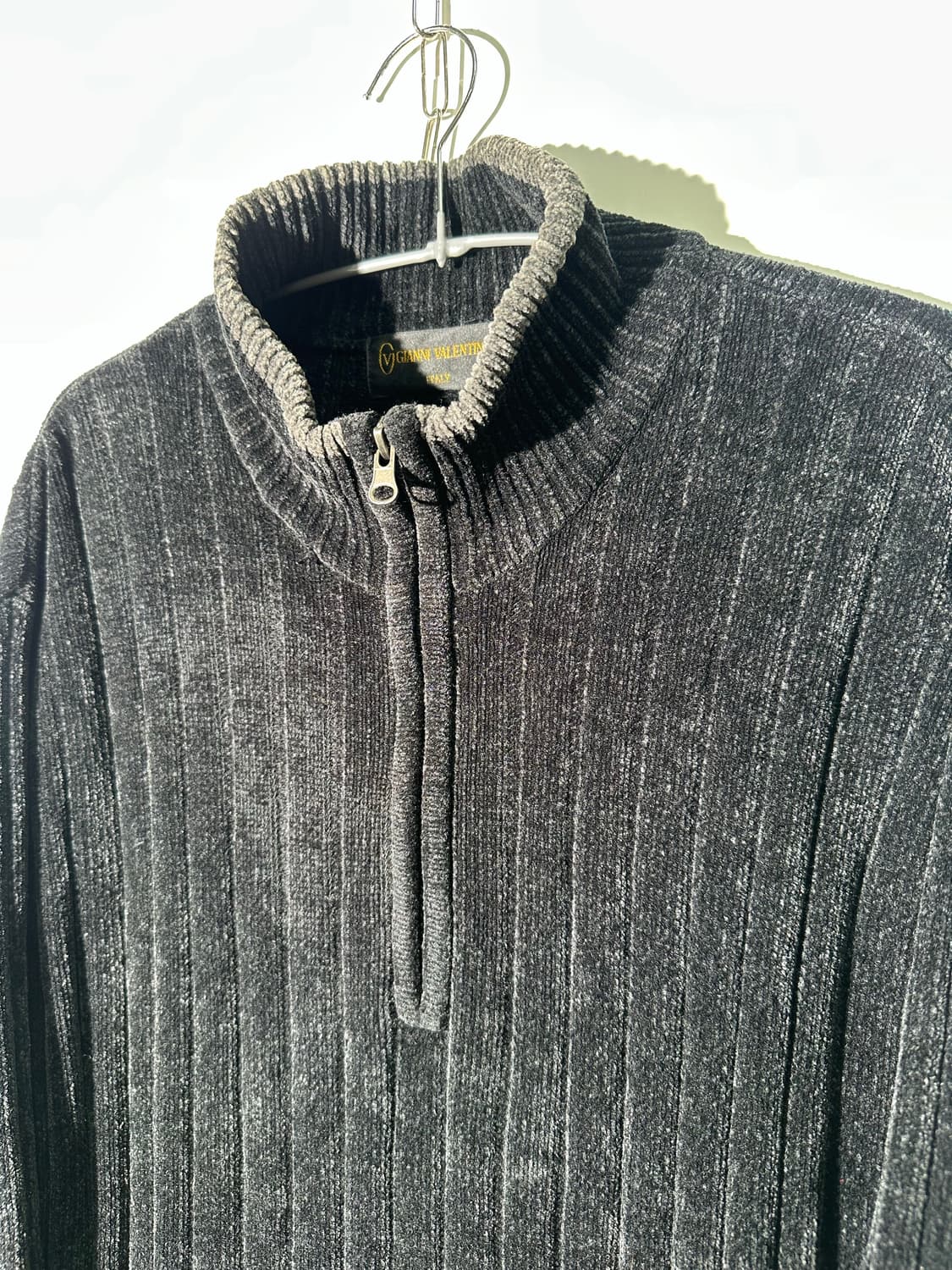 지아니 발렌티노 반집업 니트 상품이미지3