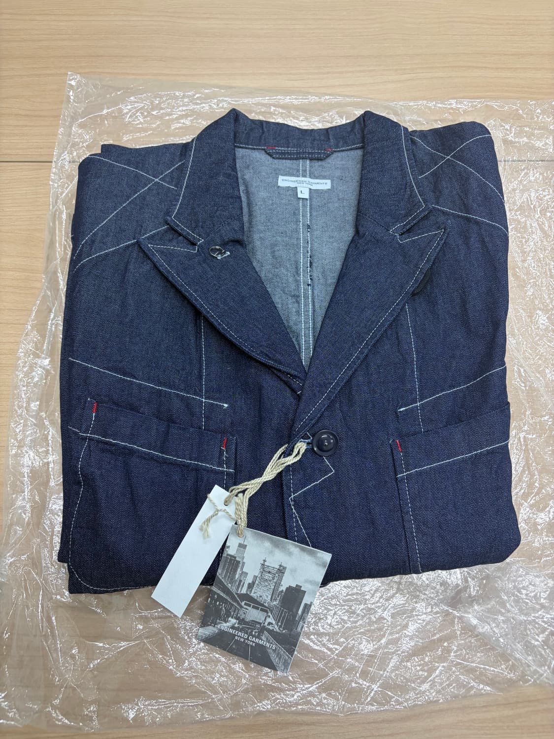 엔지니어드 가먼츠 데님 베드포드자켓 L사이즈 상품이미지1