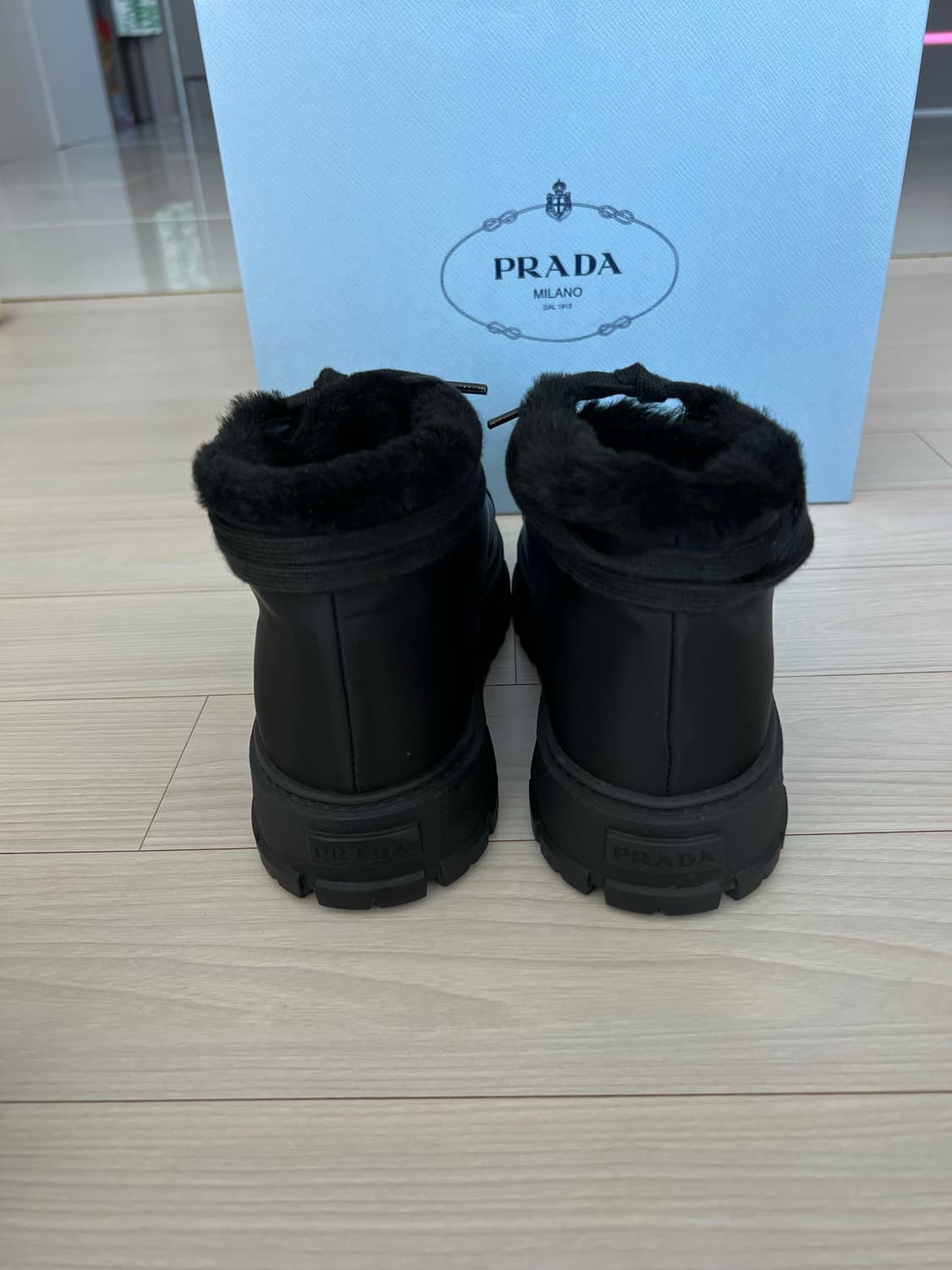 프라다 시어링 워커부츠 37.5 상품이미지5