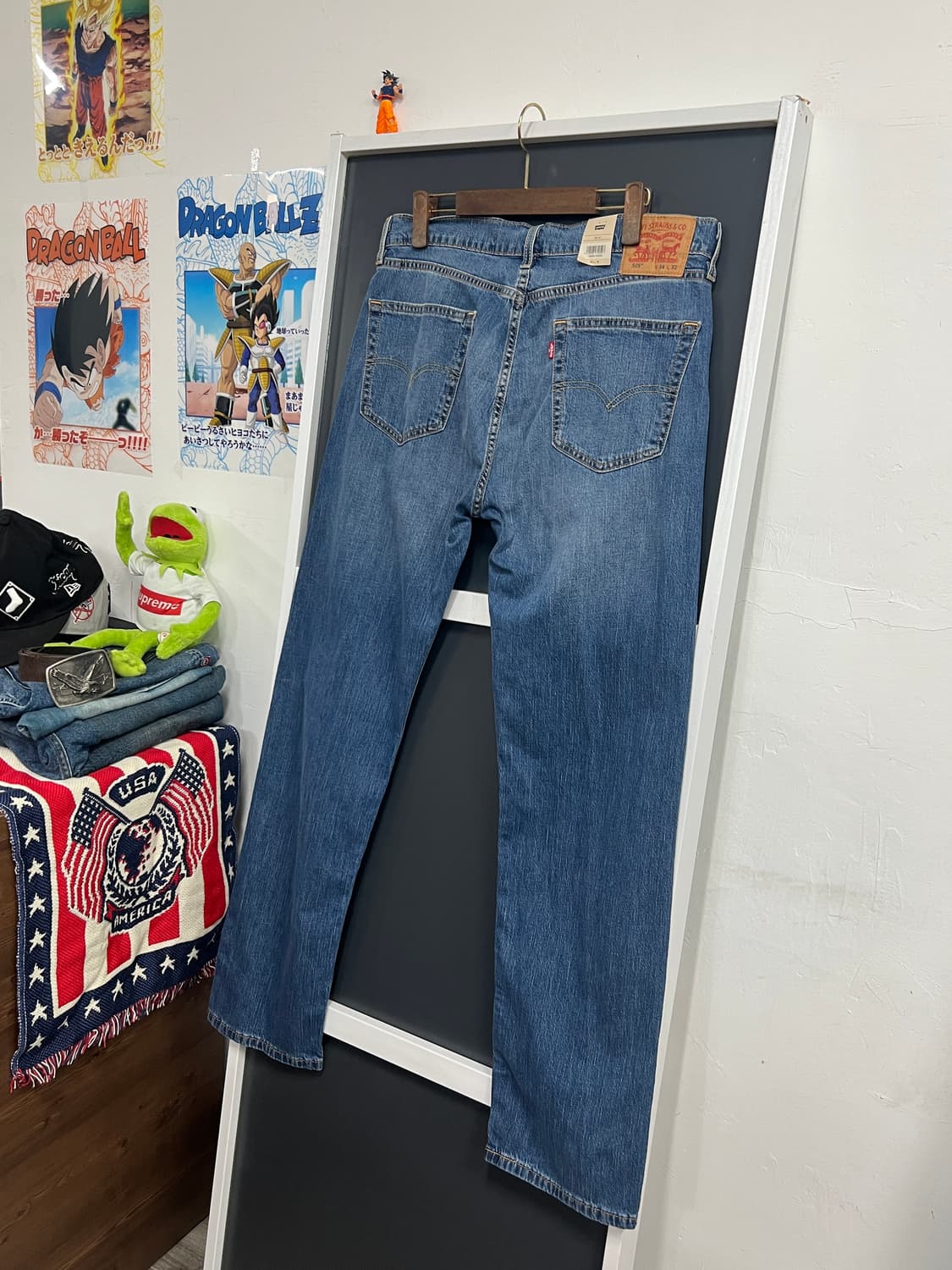 Levis 리바이스 505 레귤러 스트레이트 데님 팬츠 상품이미지1