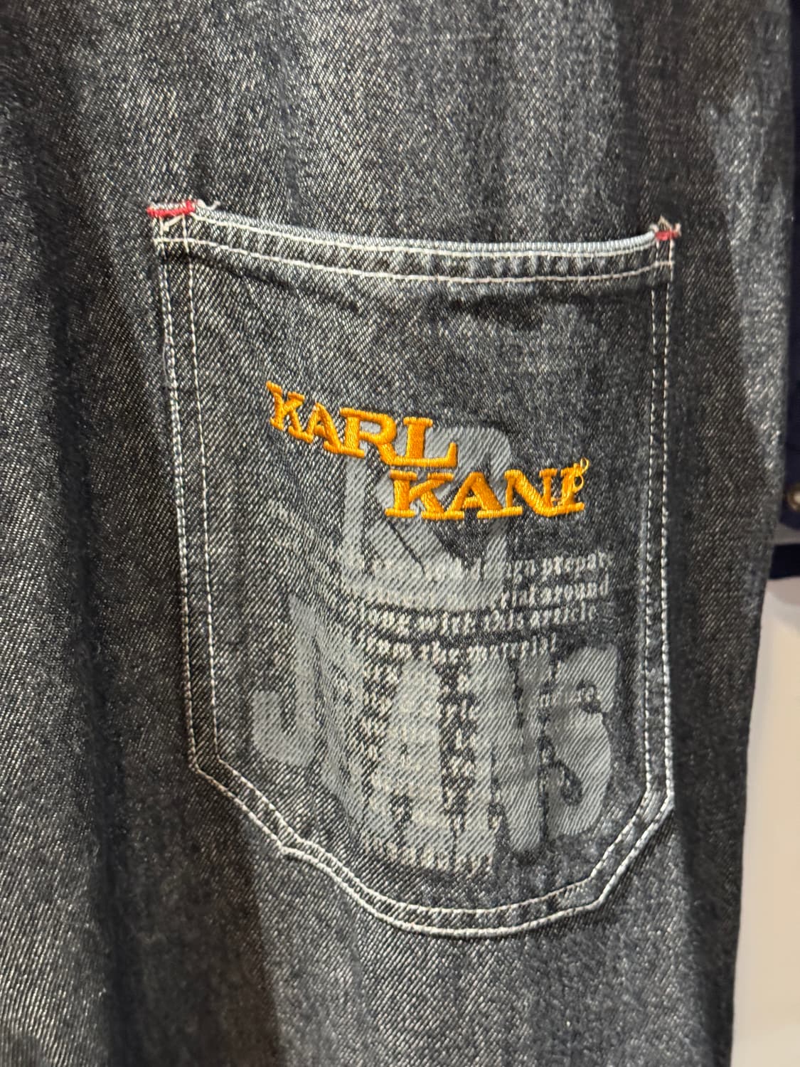 칼카니 올드스쿨 데님 카고 오버롤 38 상품이미지8