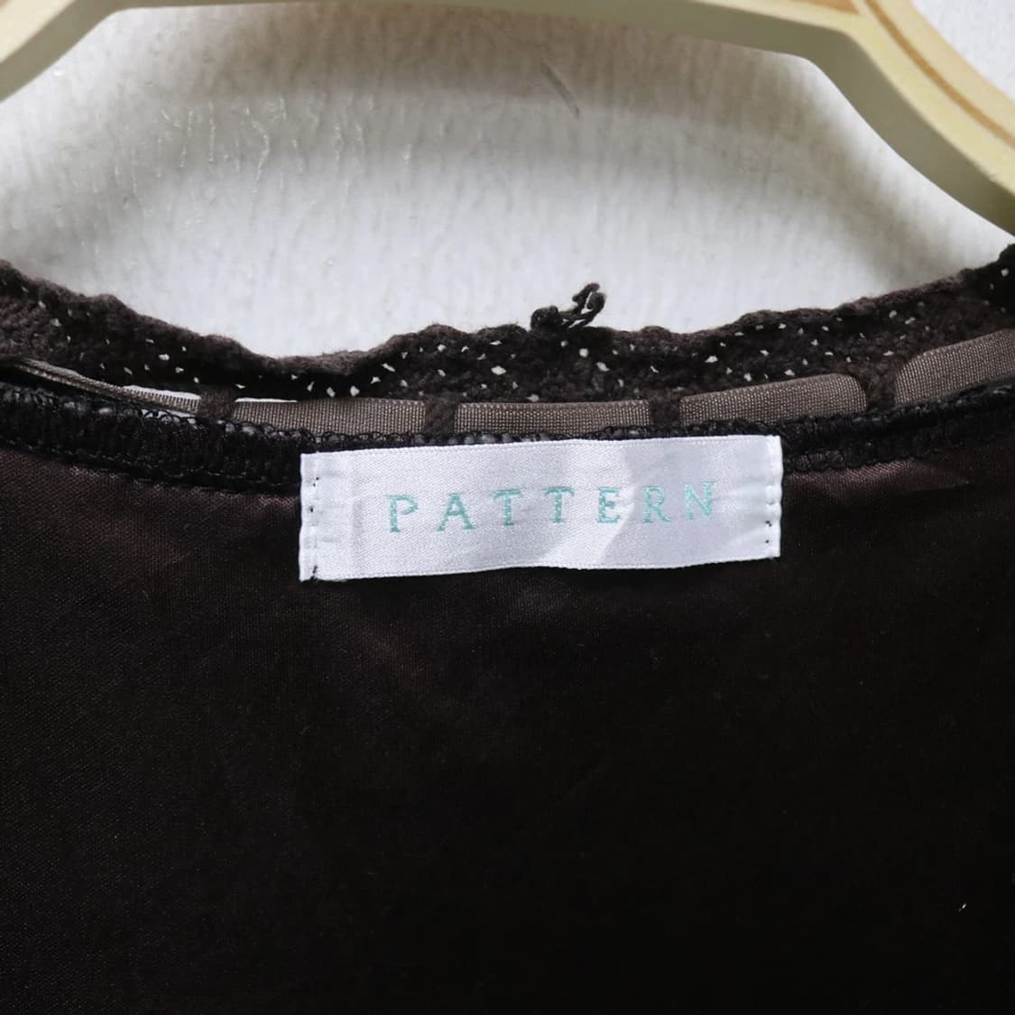 PATTERN 스퀘어넥 리본코어 니트 블라우스 62177 상품이미지8