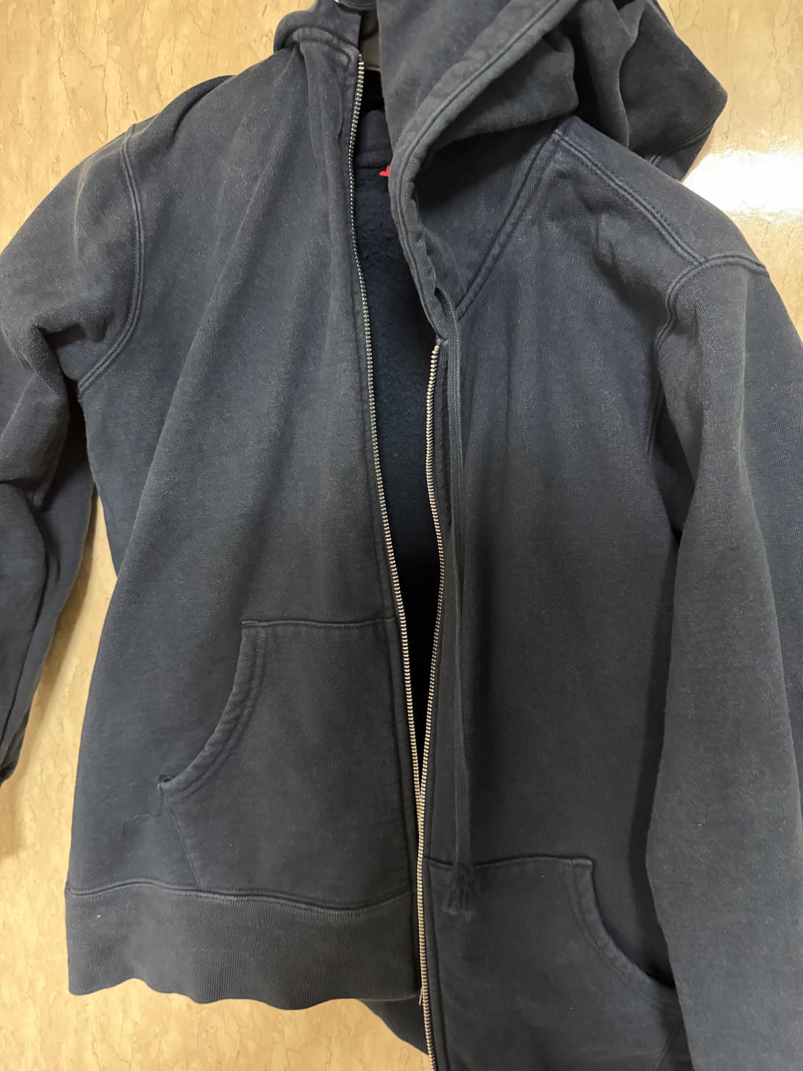 슈프림 백로고 후드집업 상품이미지3