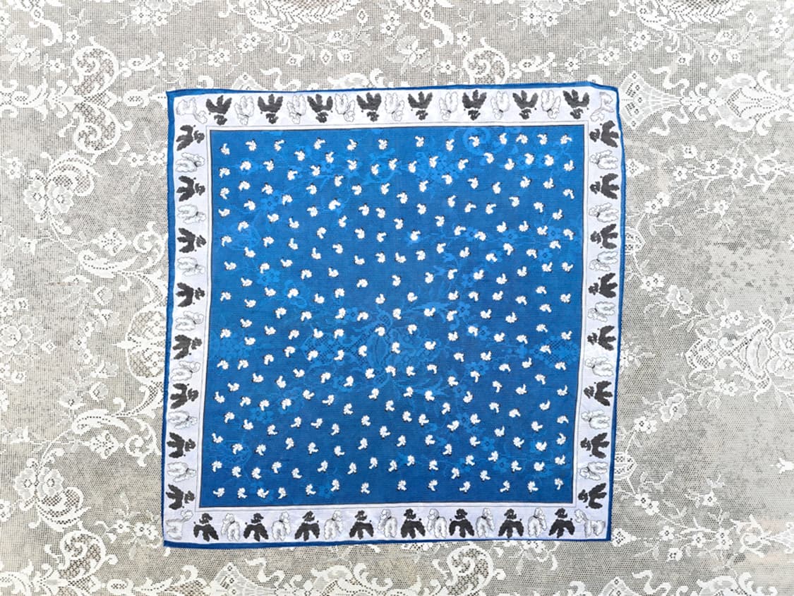 빈티지 푸들 반다나 상품이미지1