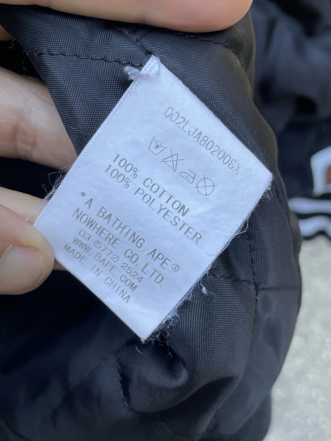  베이프 샤크 인 마일로 후드 바시티 자켓 상품이미지8