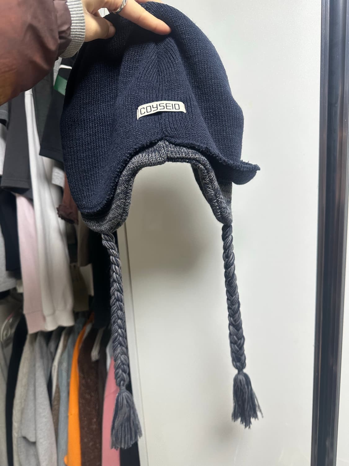 코이세이오 COYSEIO TROOPER BEANIE NAVY  상품이미지2
