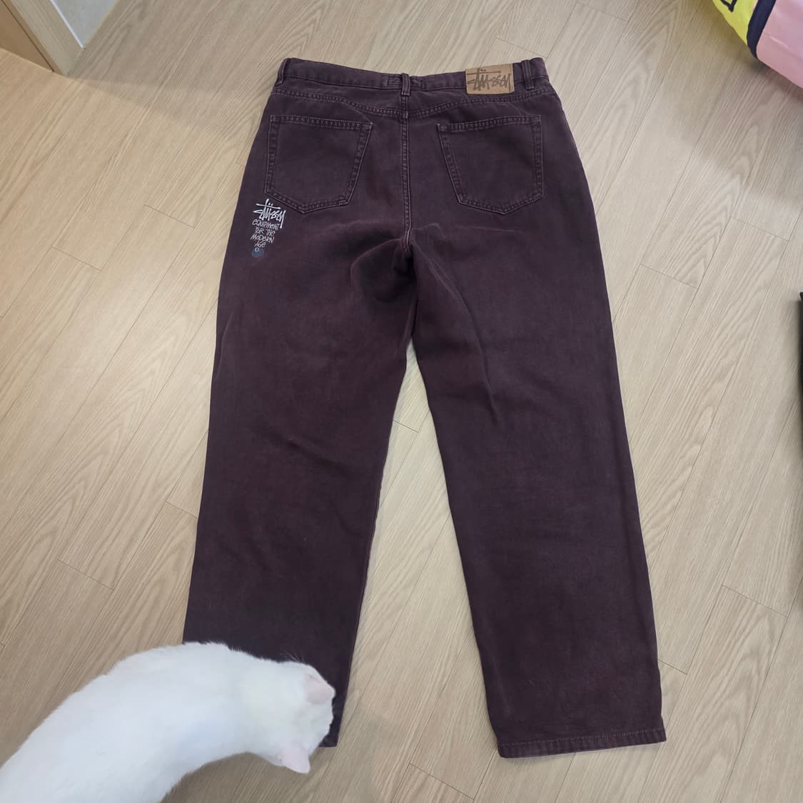 [32]스투시 빅올진 워시드 캔버스 데님 퍼플 상품이미지2