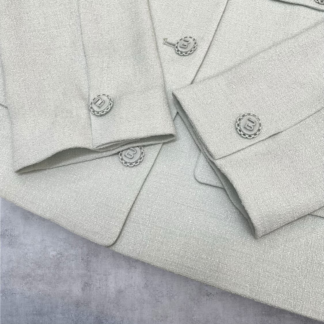 쉬즈미스 Shesmiss 민트 라운드넥 트위드 숏 자켓 66 상품이미지4