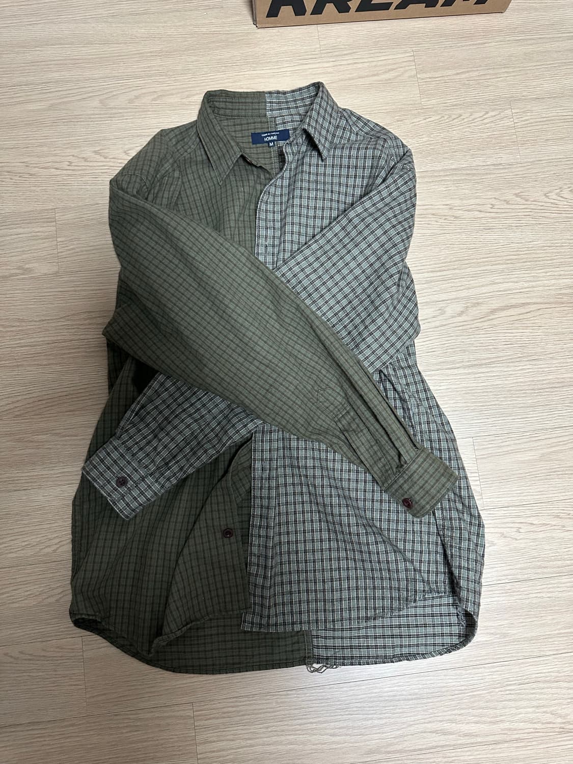 새상품) 꼼데가르송 옴므 셔츠 M 사이즈 상품이미지1