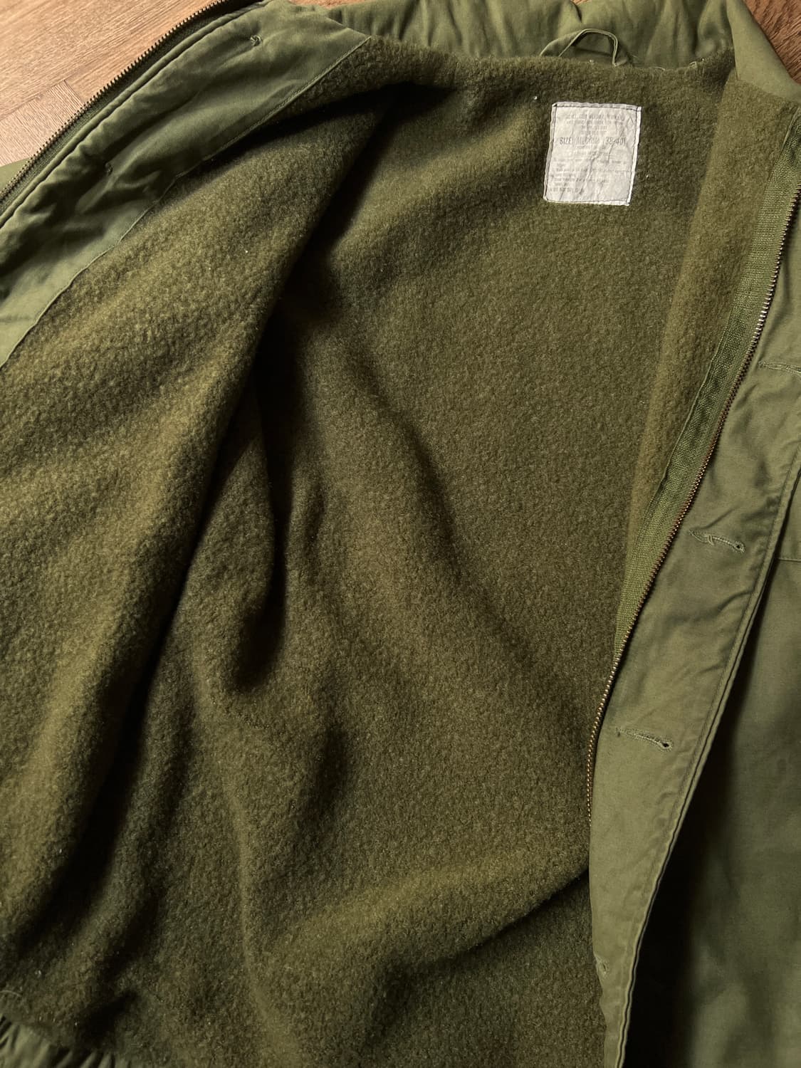 [M]80's 오리지널 U.S NAVY 미 해군 A-2 덱자켓 스탠실 상품이미지7