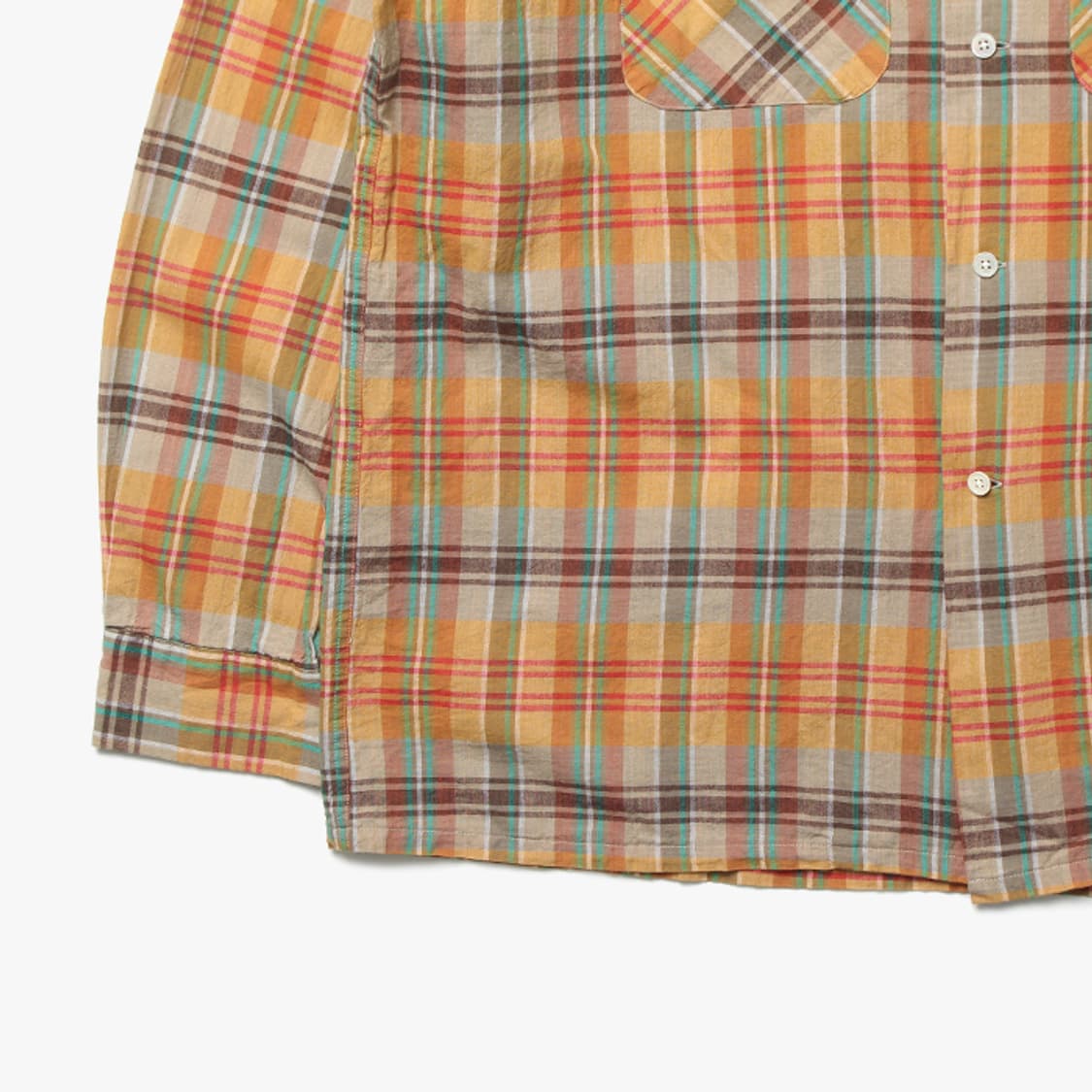  BEAMS "Orange Check Shirts" 상품이미지3
