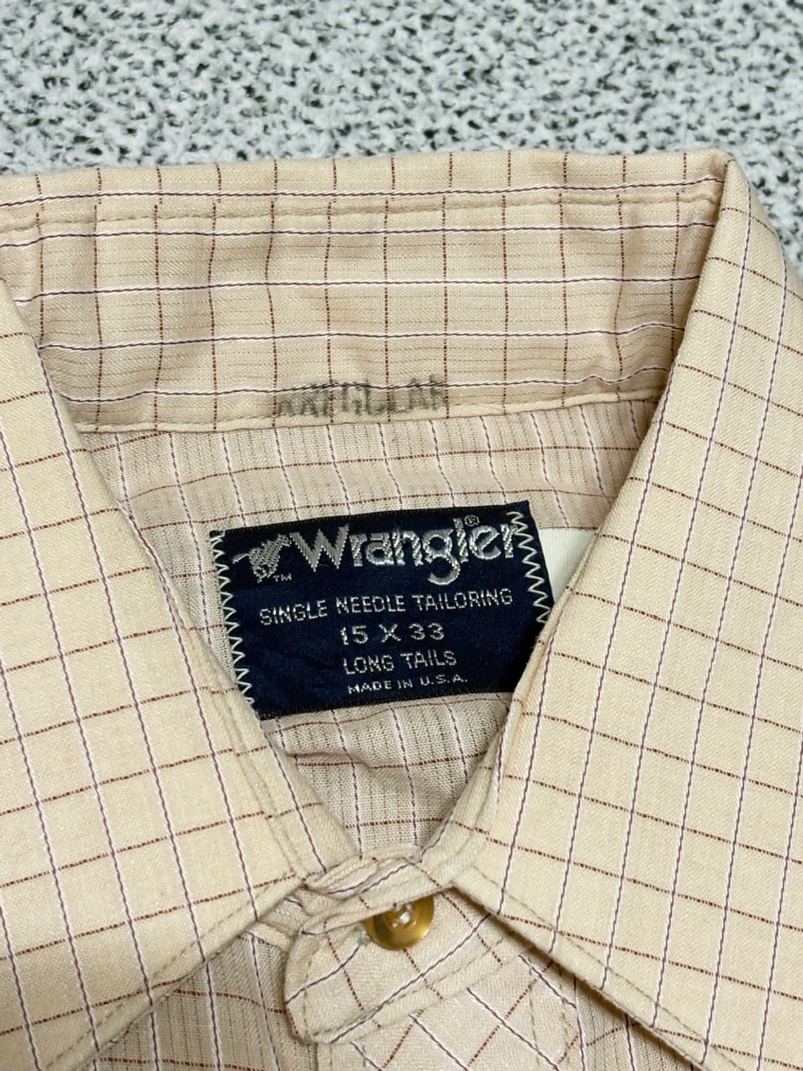 80s Wrangler 랭글러 빈티지 웨스턴 셔츠 상품이미지4