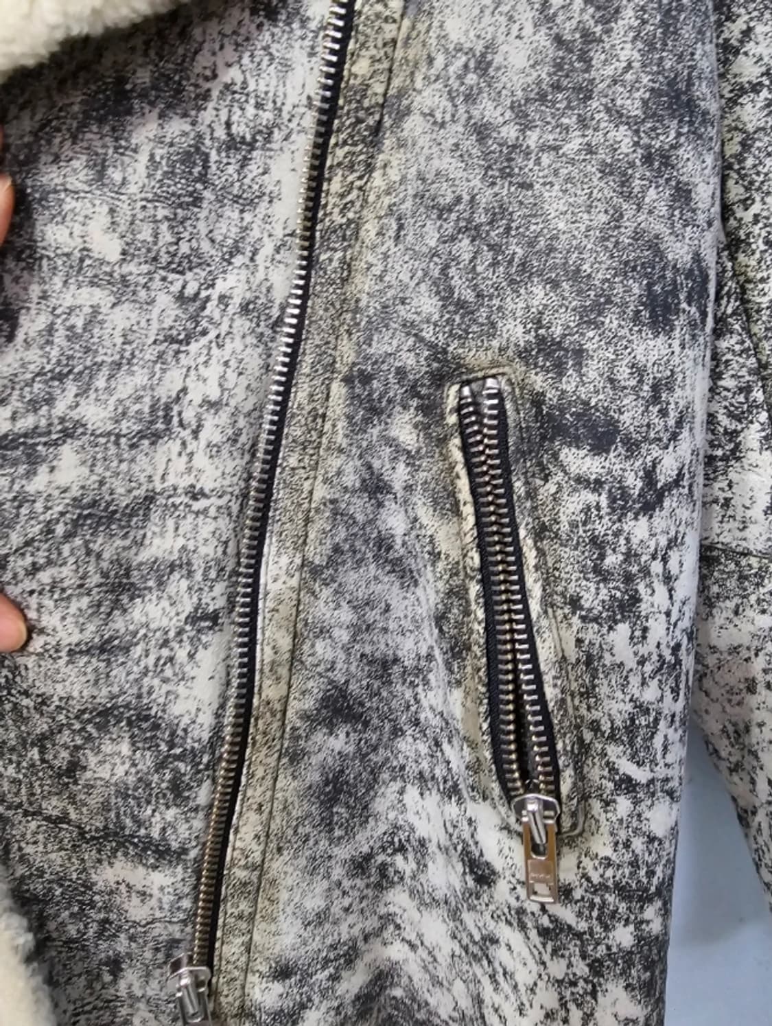 Sandro 산드로 파리 양털 무스탕 자켓 ~55 상품이미지6