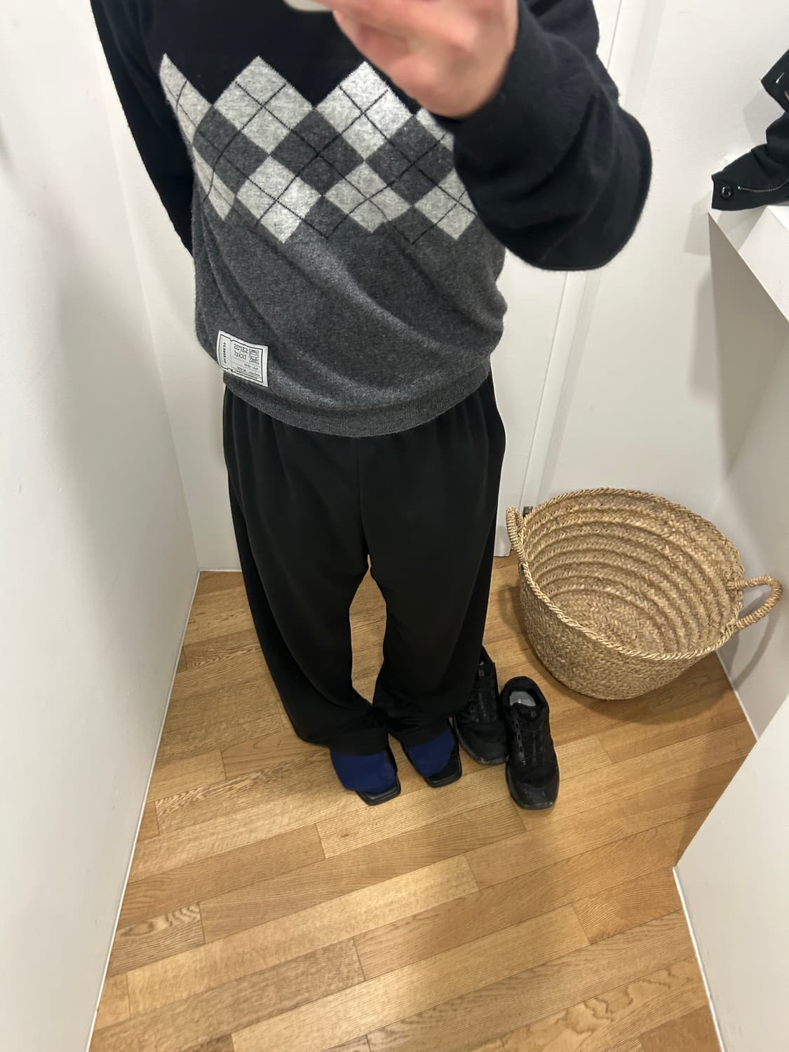 saros 아가일 니트 상품이미지1