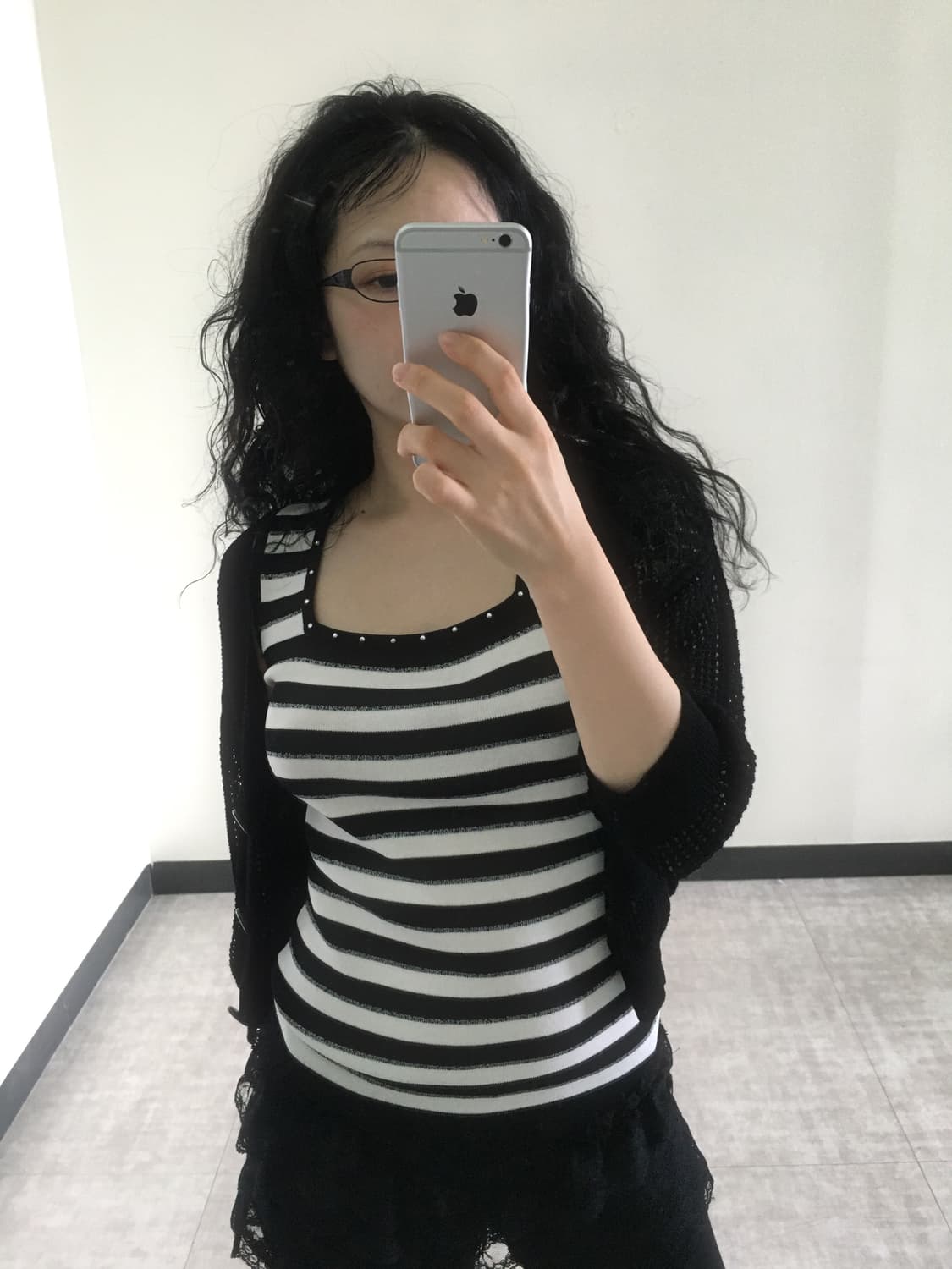 striped knit sleeveless top 상품이미지4