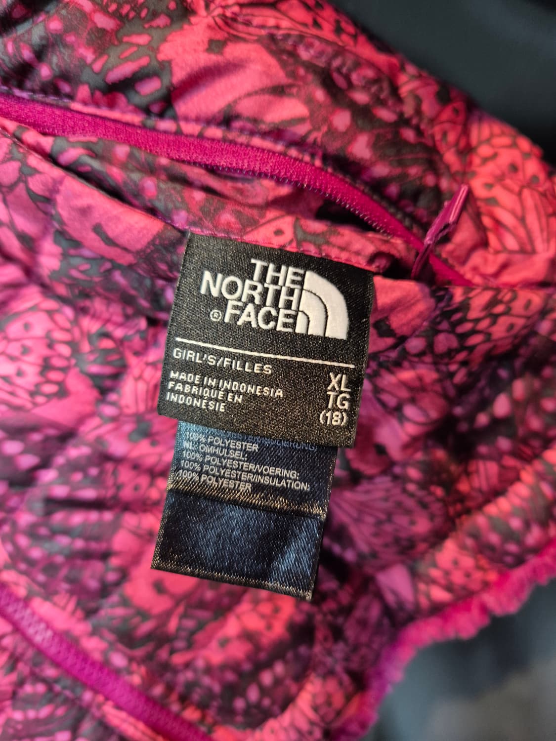 노스페이스 리버시블 양면 핑크 패딩 66  77 상품이미지10