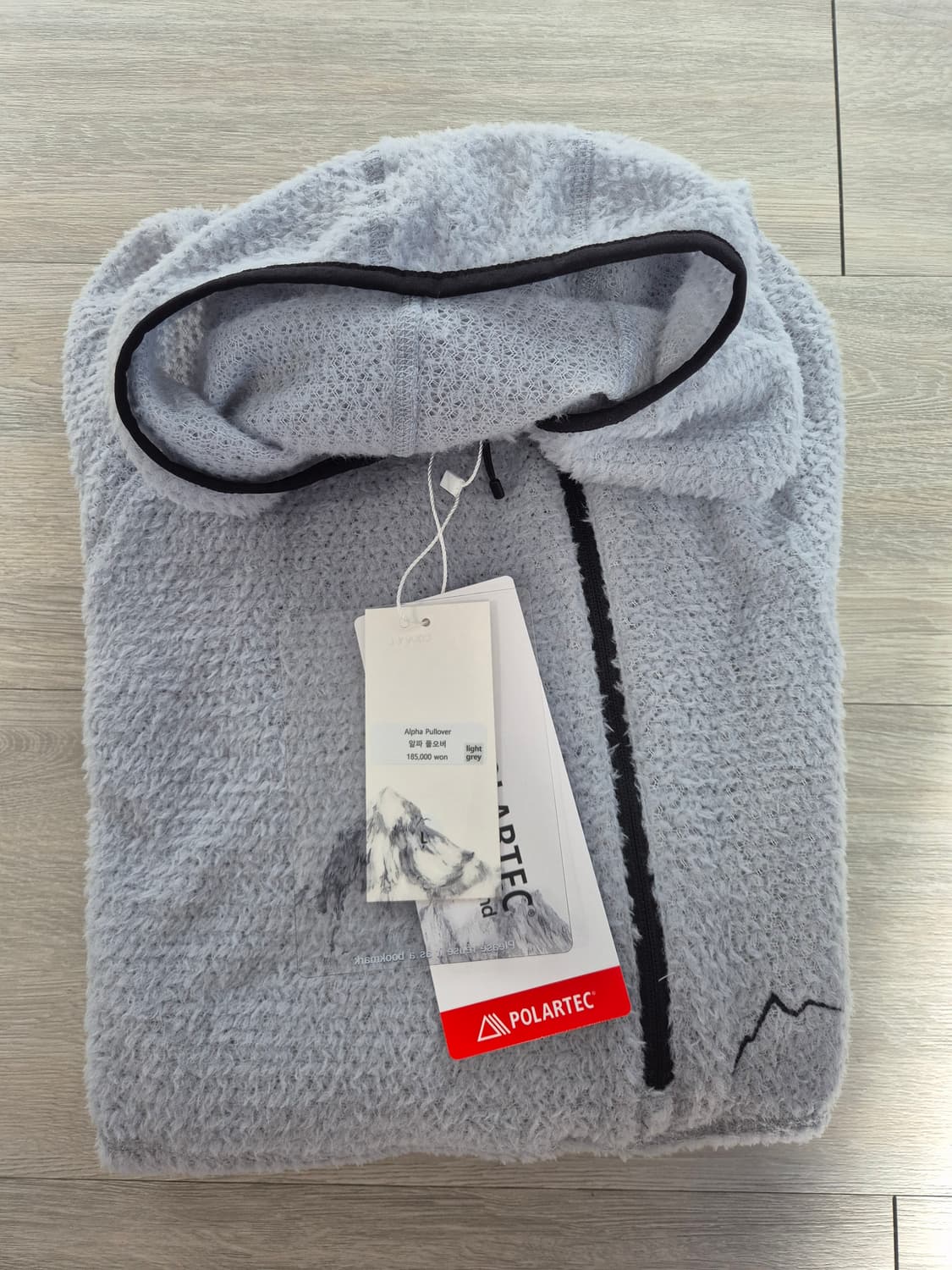 케일 알파 풀오버 라이트그레이 L사이즈 상품이미지2