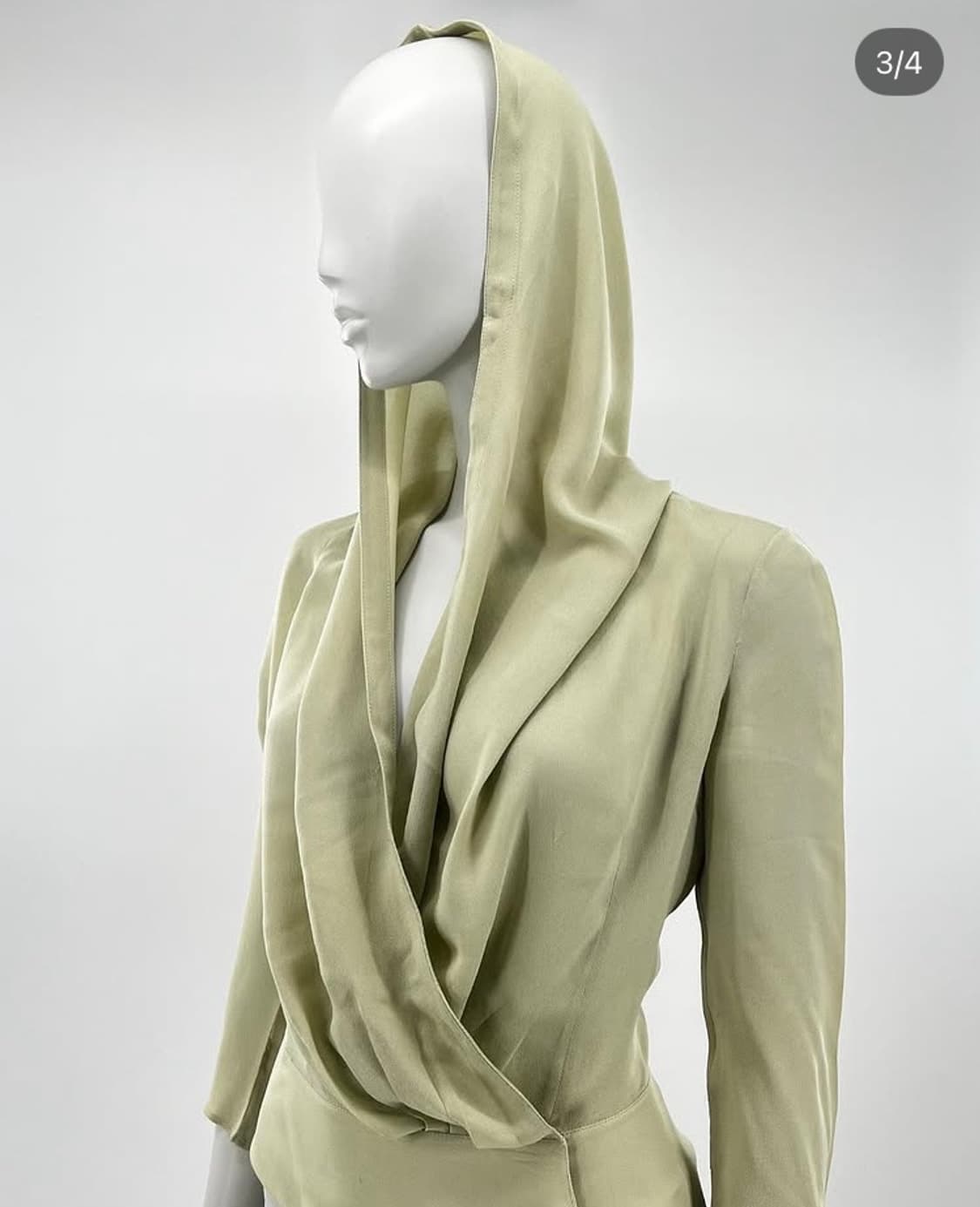 Junko Shimada 실크 후드 블라우스 상품이미지3