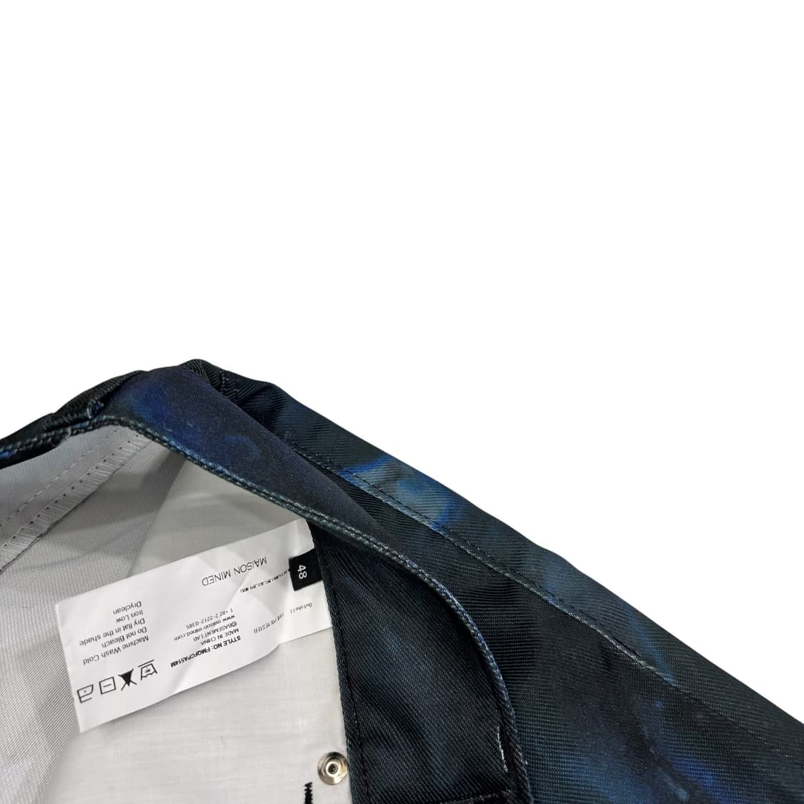 메종미네드 코스믹 블루 넵튠 와이드 팬츠 상품이미지4