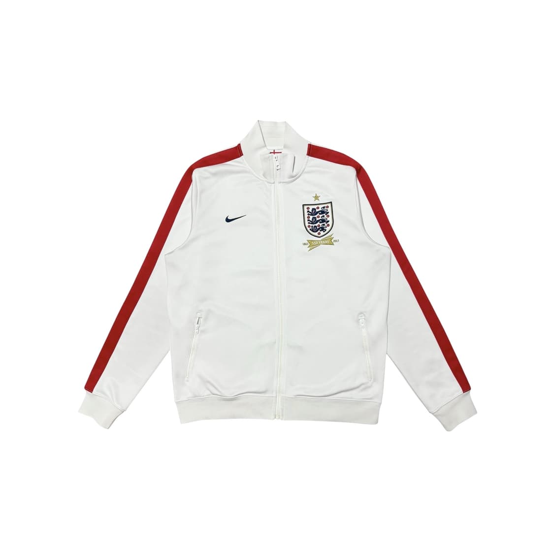 나이키 잉글랜드 150주년 축구 국대 화이트 트랙탑 져지 (105/XL) 상품이미지1