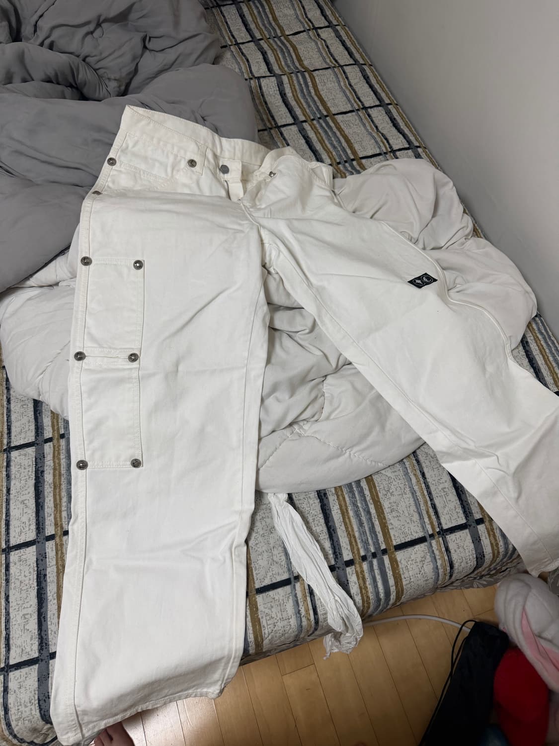 떠그클럽 바지 화이트  상품이미지1