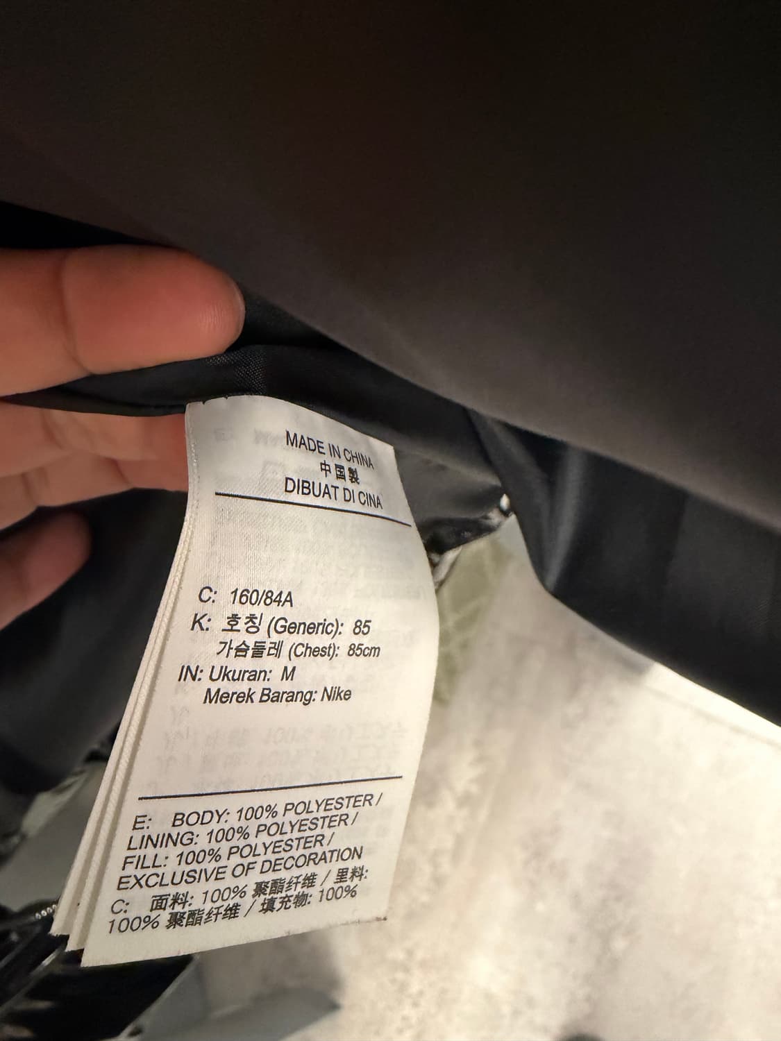 [M] 나이키 여성 유광 숏 패딩 상품이미지4