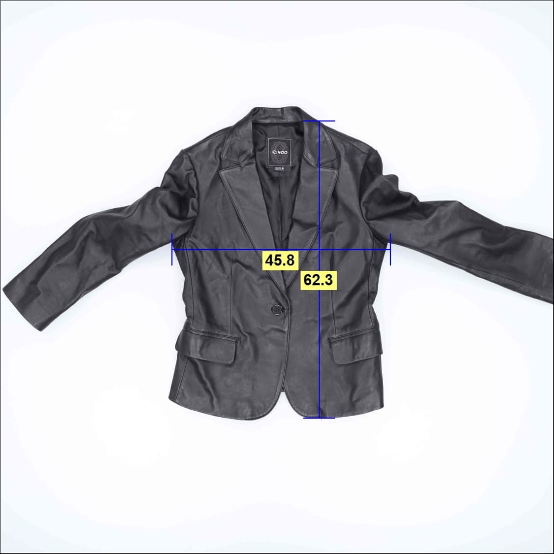 66 이신우 여성 레더 블레이저자켓 0310H1 상품이미지7